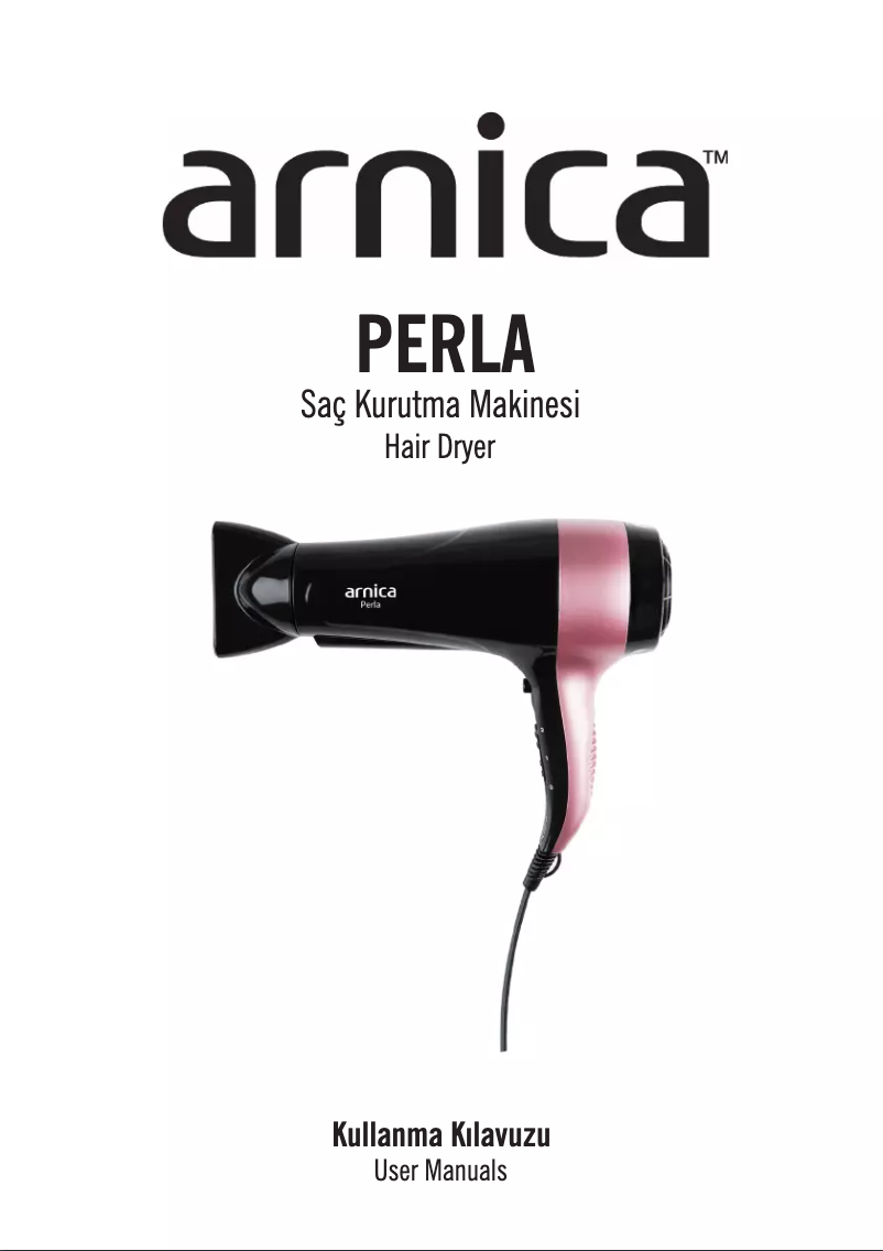 Page 1 of the manual User Manual Arnica Perla KB41202