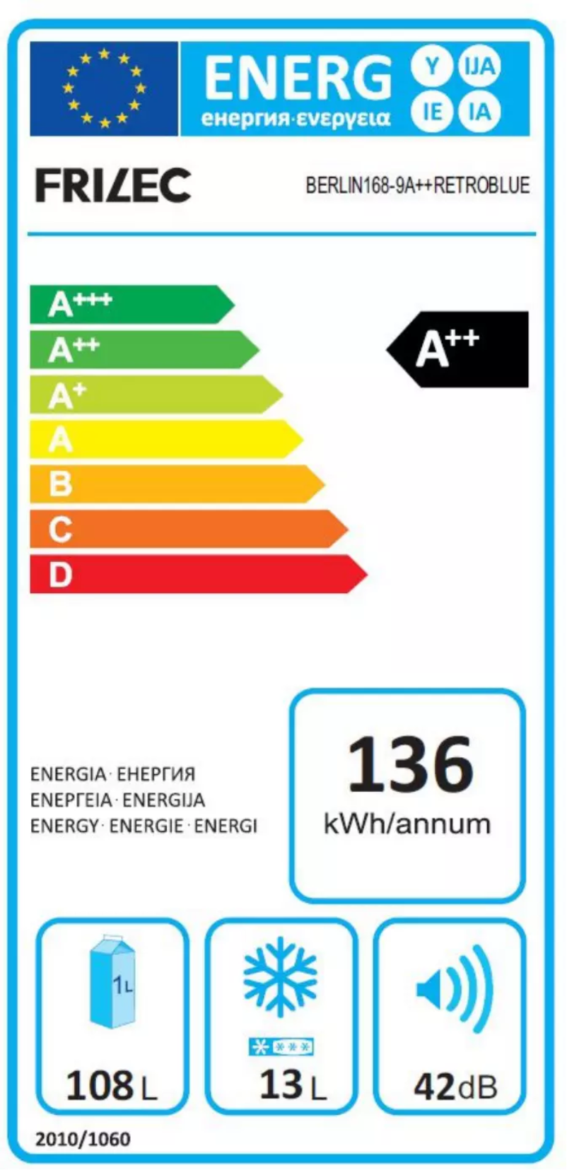 Page 1 of the manual User Manual Frilec BERLIN168-9A++ RETRO