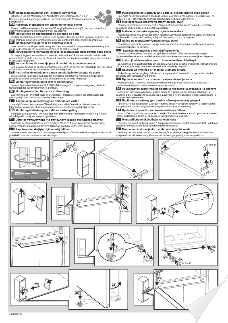 First page image of the manual for CNel 4213 NoFrost