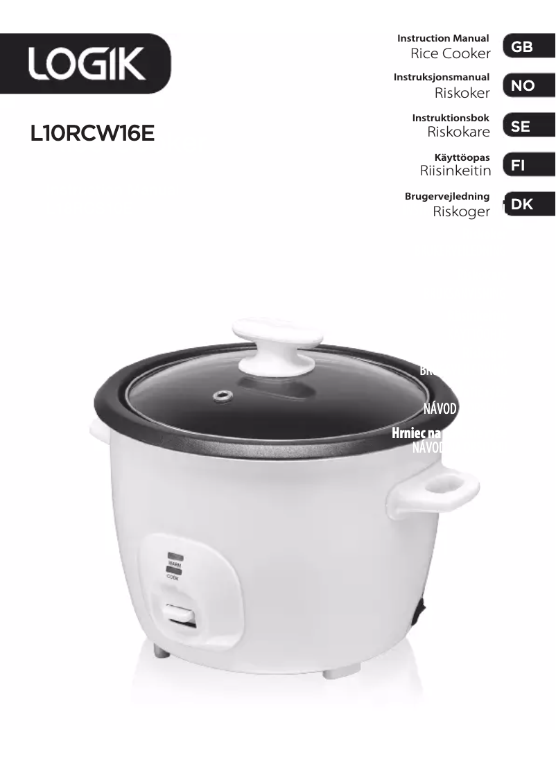 Page 1 of the manual User Manual Logik L10RCW16E