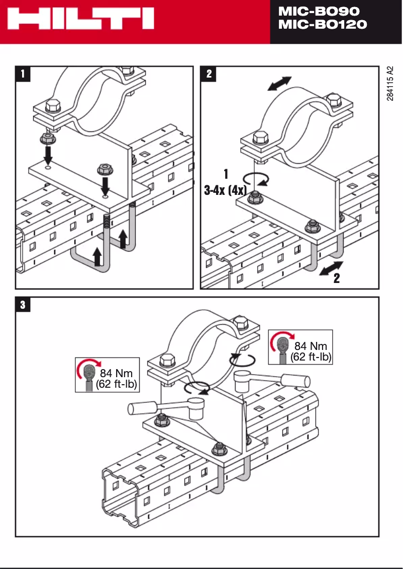 Page 1 of the manual User Manual Hilti MIA-BO