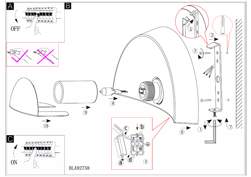 First page image of the manual for Manerba 1