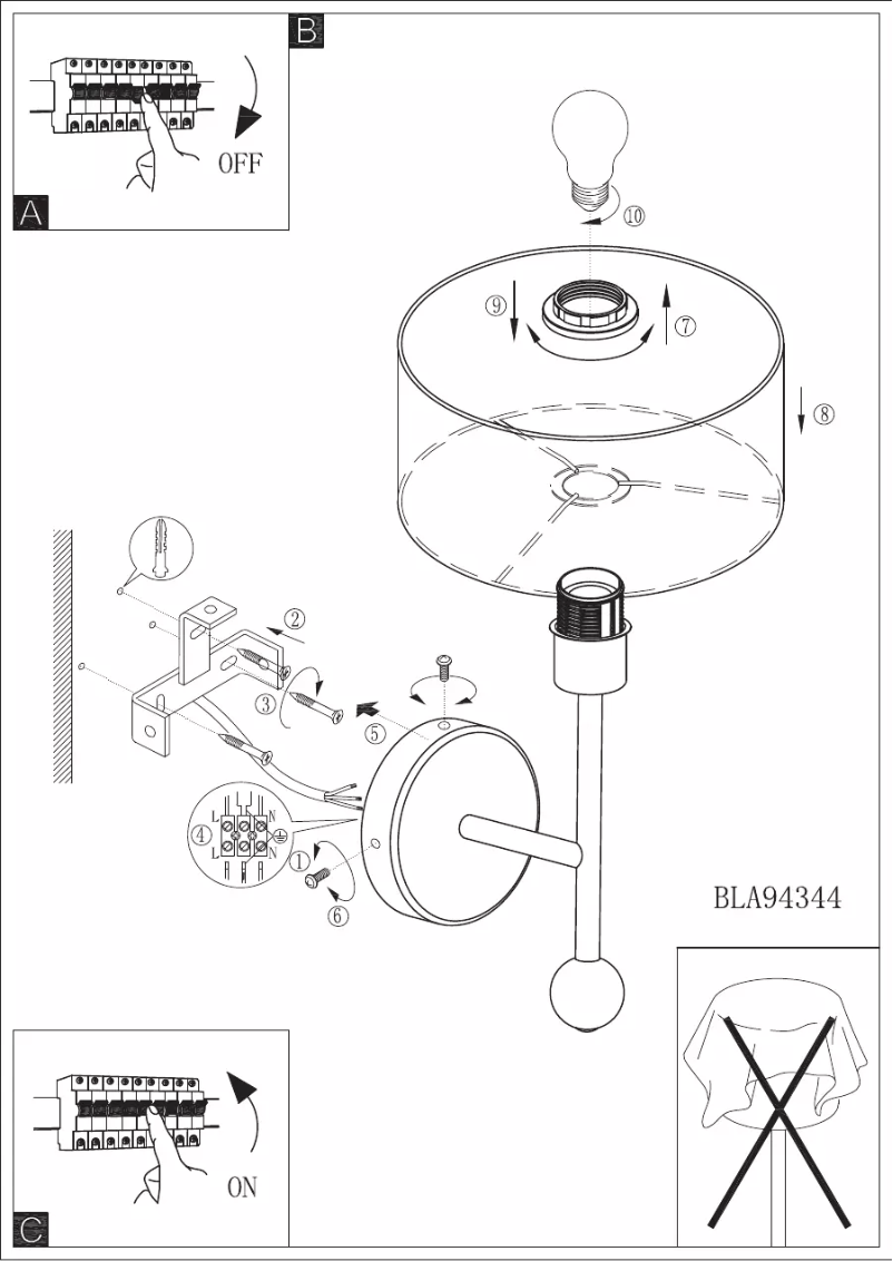 First page image of the manual for Positano