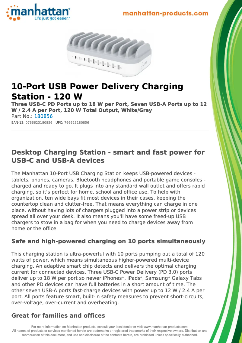 First page image of the manual for 180856