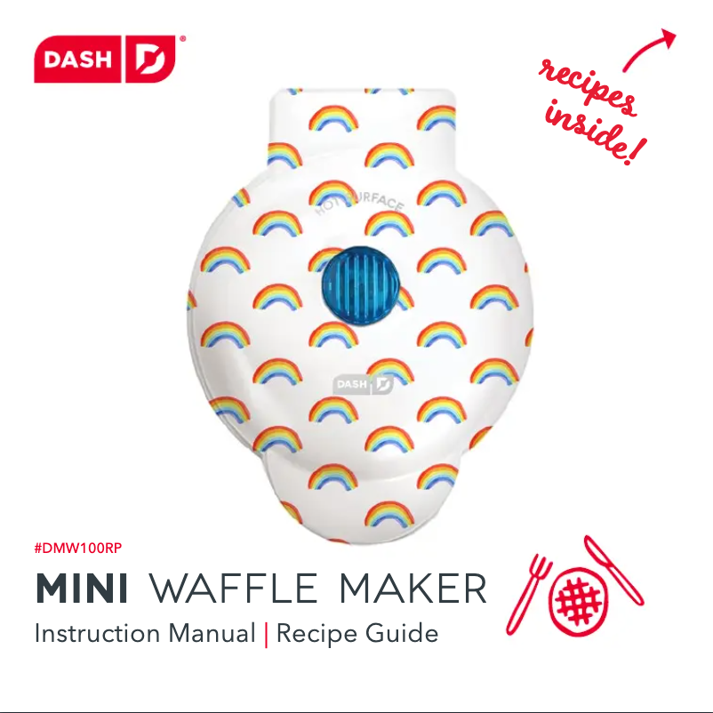 First page image of the manual for DMW100RP