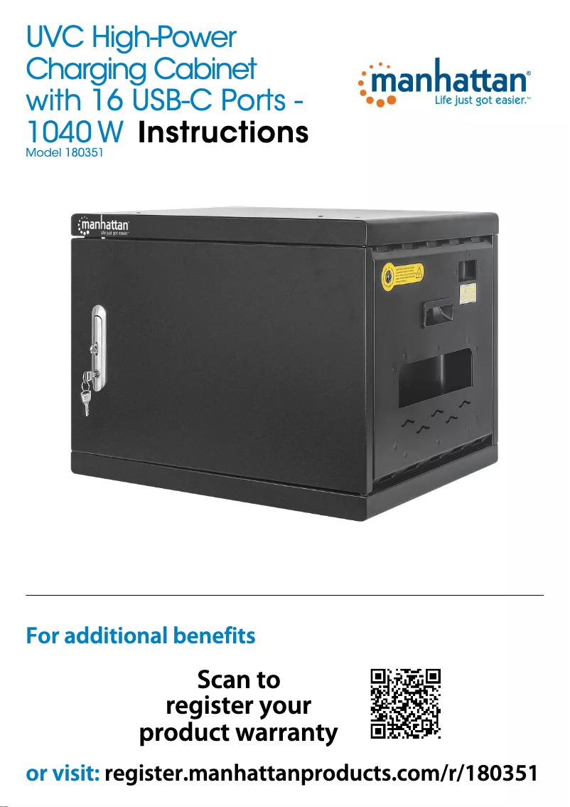 First page image of the manual for 180351