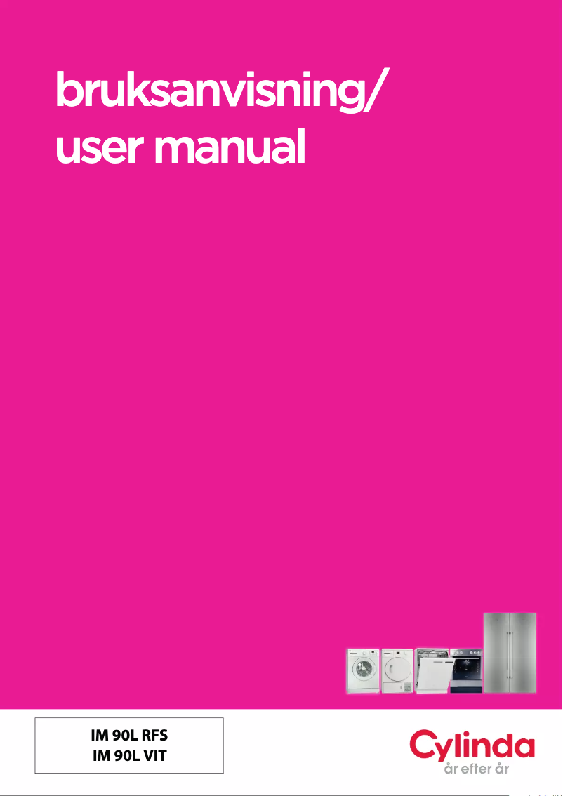 Page 1 of the manual User Manual Cylinda IM 90L RFS