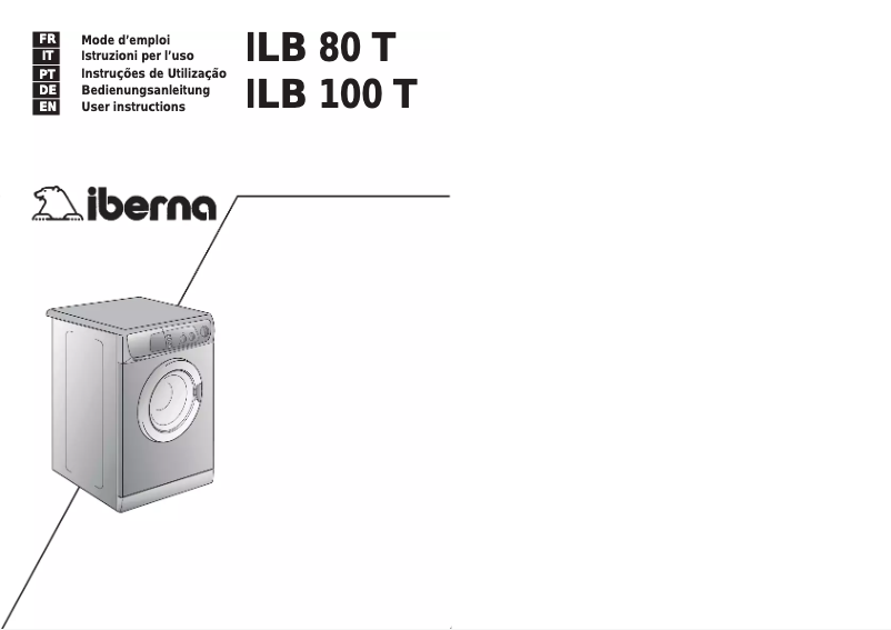 Page 1 of the manual User Manual Iberna ILB 100T-01S