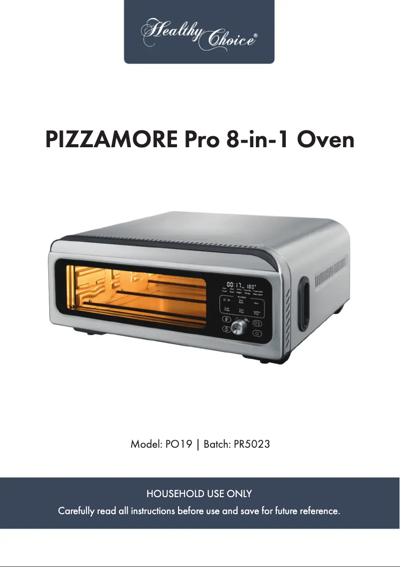 Page 1 of the manual User Manual Healthy Choice PO19