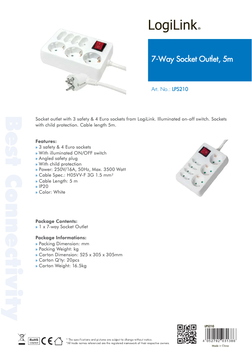 Image de la première page du manuel de l'appareil LPS210