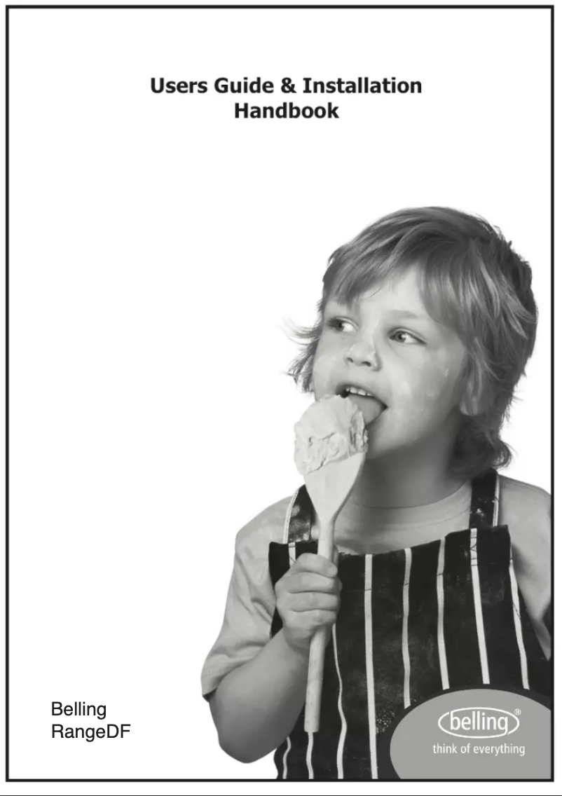 Page 1 of the manual User Manual Belling Classic 110DFT