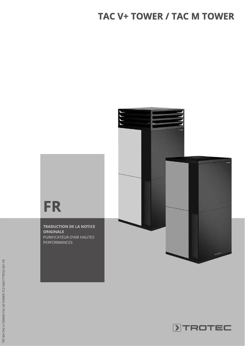 First page image of the manual for TAC M II