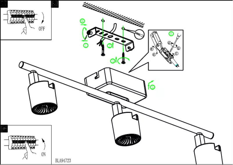 Page 1 of the manual User Manual Eglo Maurano