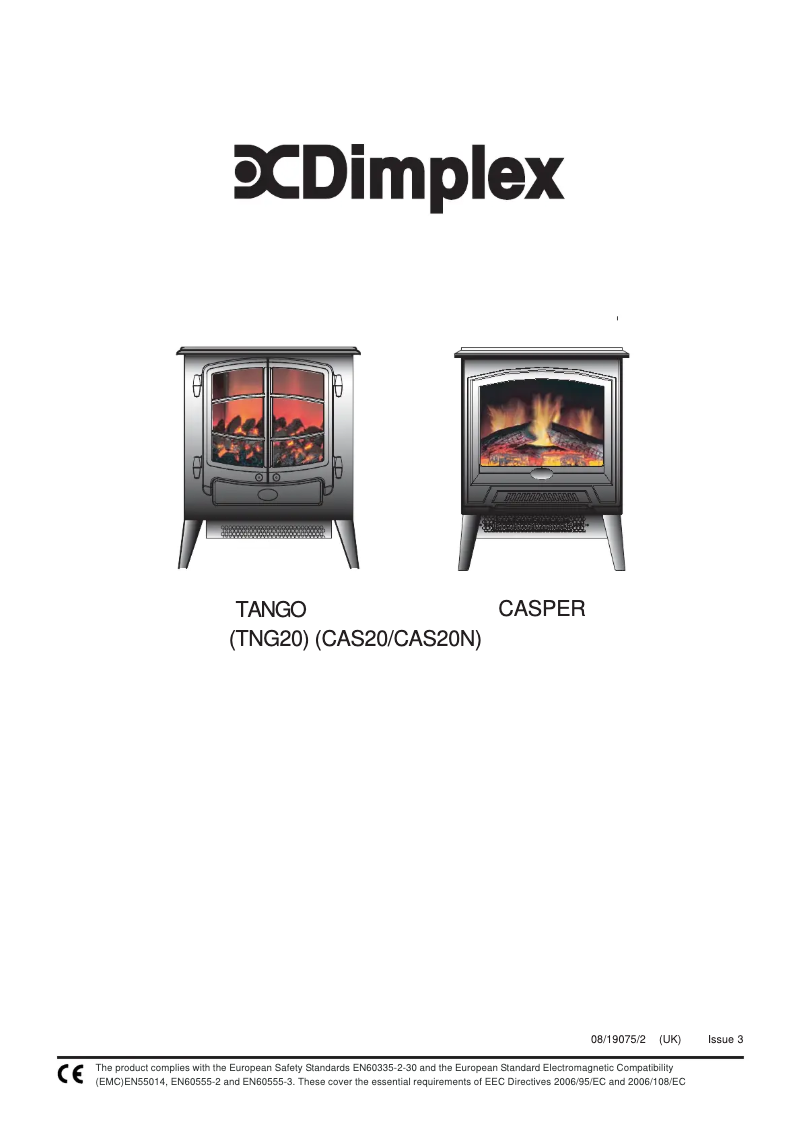 First page image of the manual for TNG20E