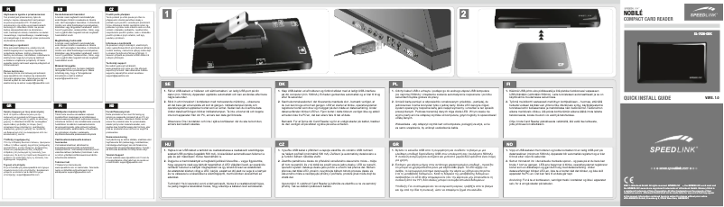 Page 1 of the manual User Manual Speed-Link SL-7426-GBK