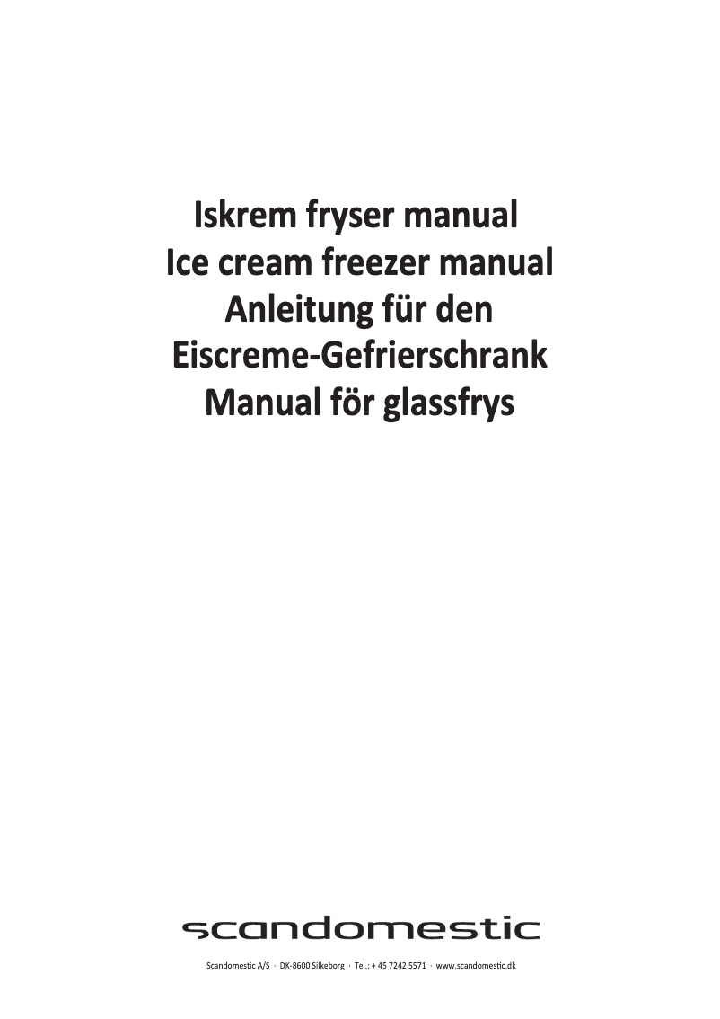 First page image of the manual for IC510D