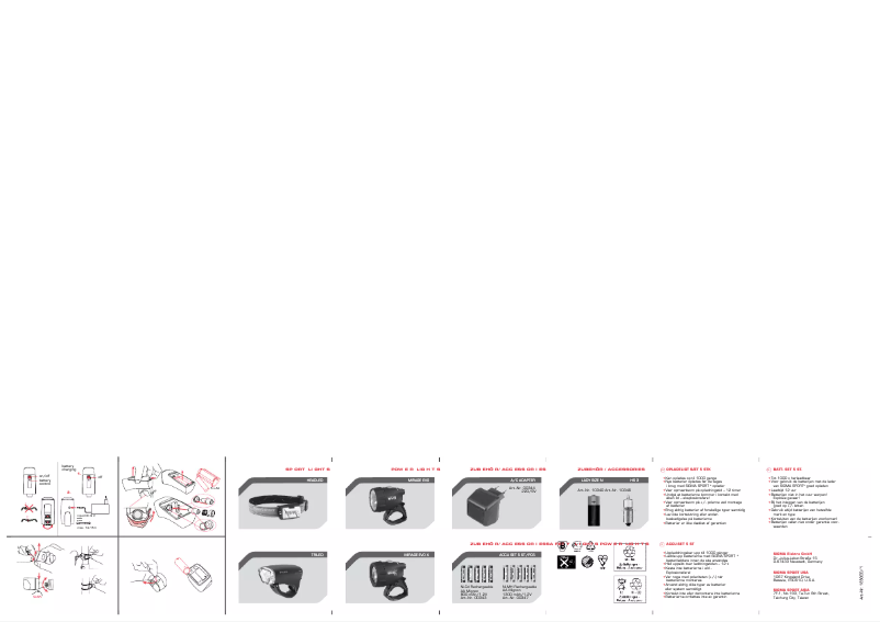 First page image of the manual for TRILED