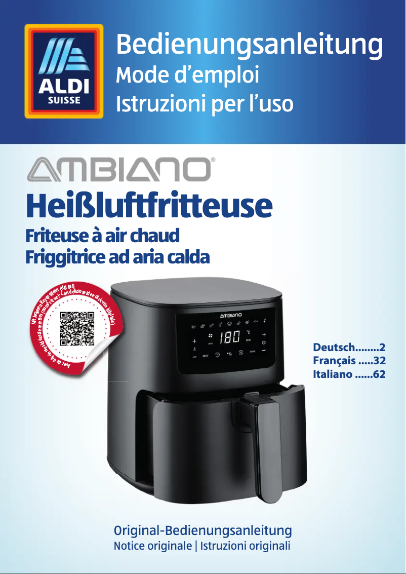 Page 1 of the manual User Manual Ambiano GT-AF-10