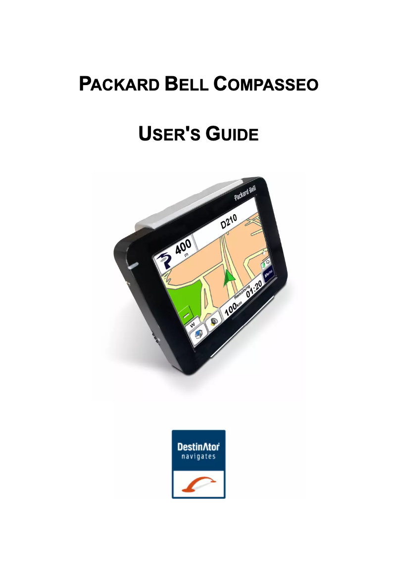 First page image of the manual for Compasseo 600