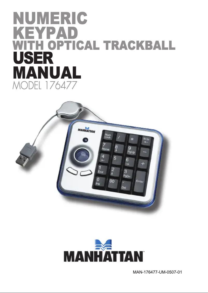 Page 1 of the manual User Manual Manhattan 176477