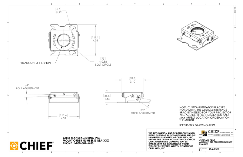 First page image of the manual for RSAUW