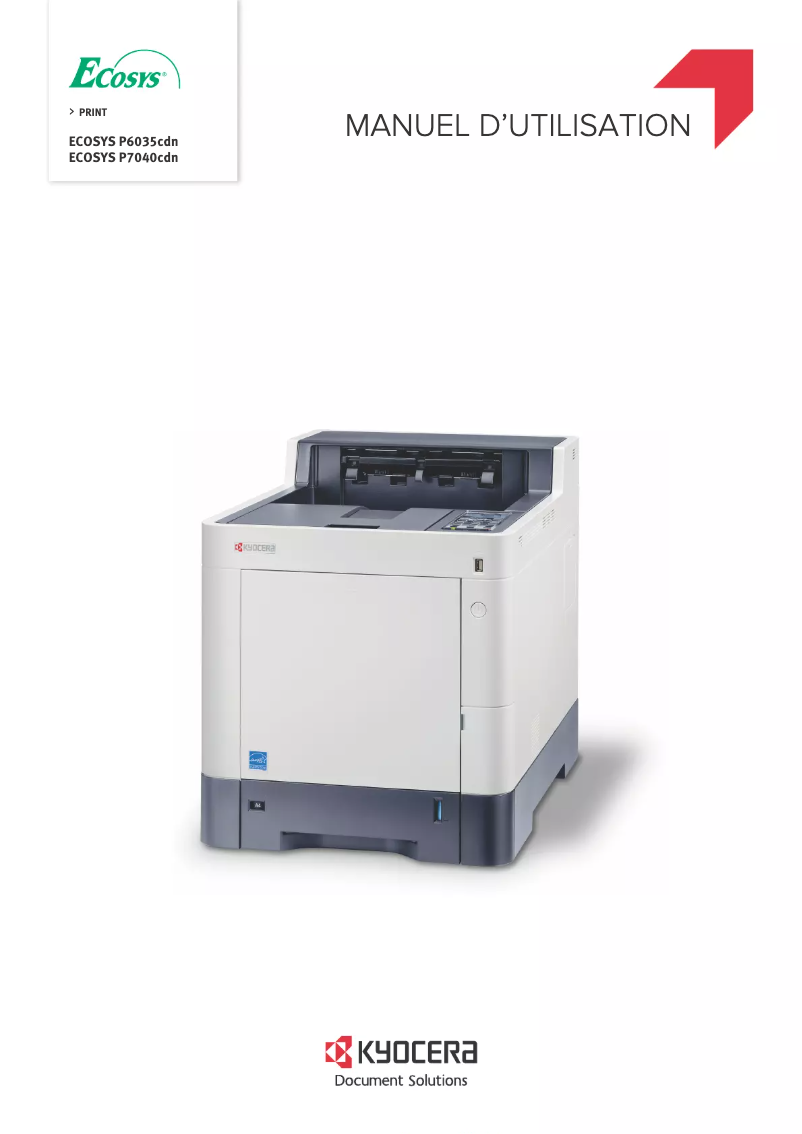 Page 1 of the manual User Manual Kyocera ECOSYS P6035cdn