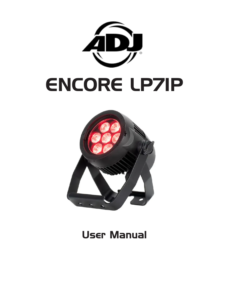 First page image of the manual for Encore LP7IP