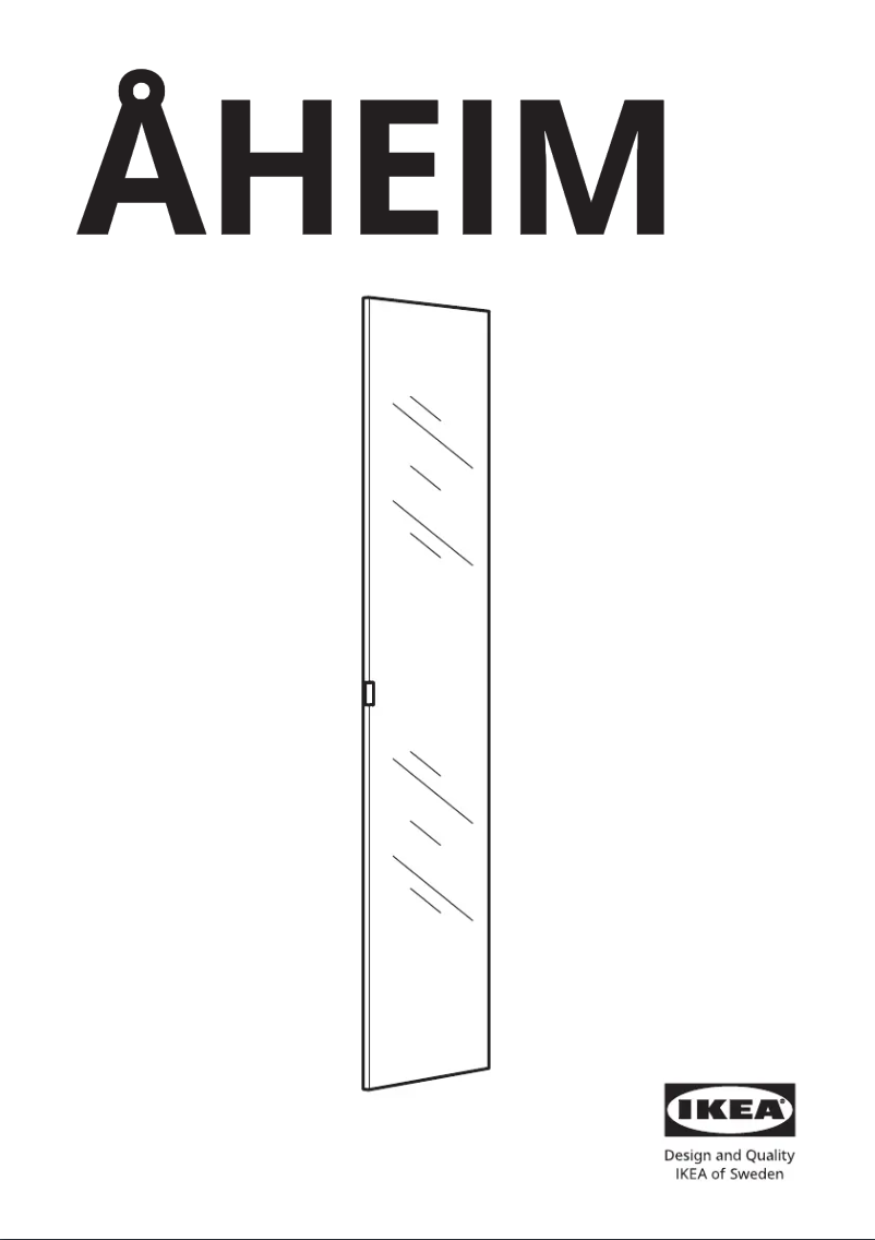 First page image of the manual for ÅHEIM 204.148.29