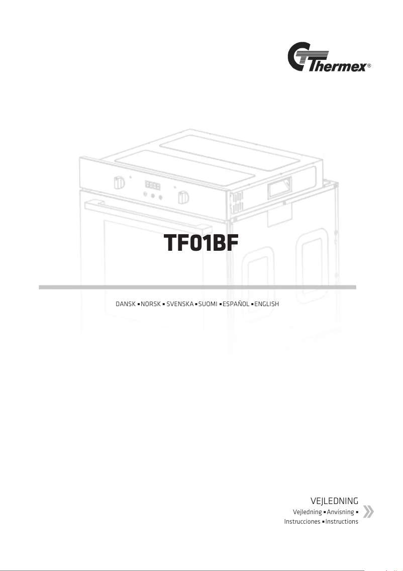 First page image of the manual for THO1BF