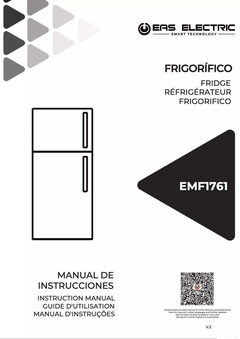 First page image of the manual for EMF1761