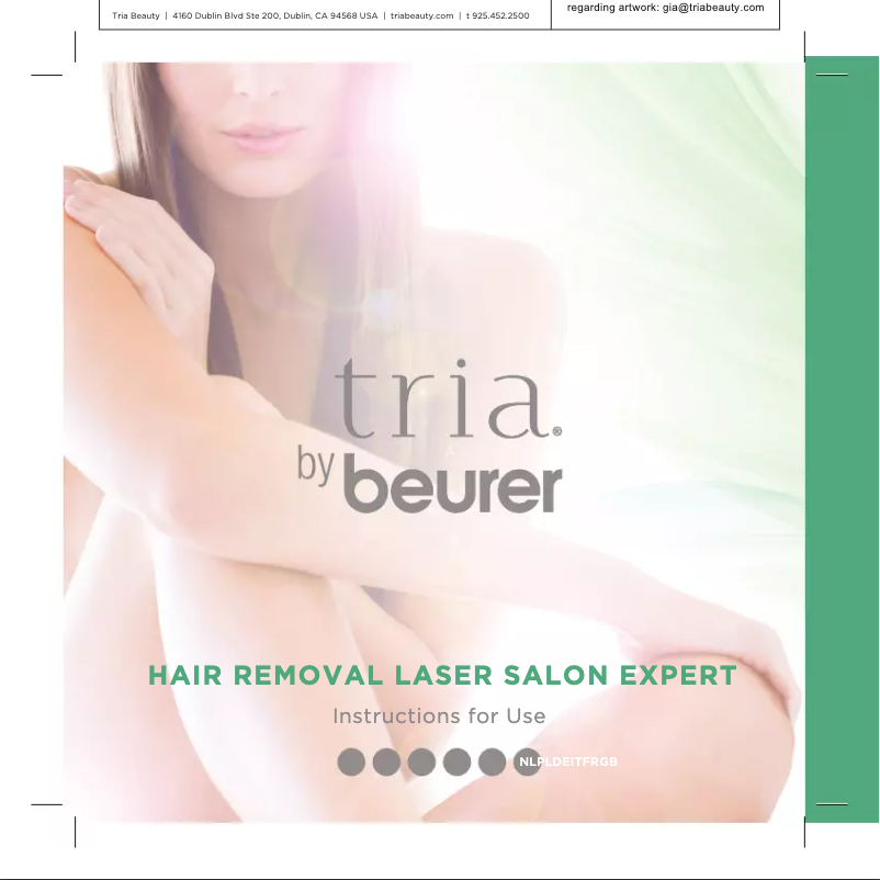 First page image of the manual for Salon Expert LAS 100