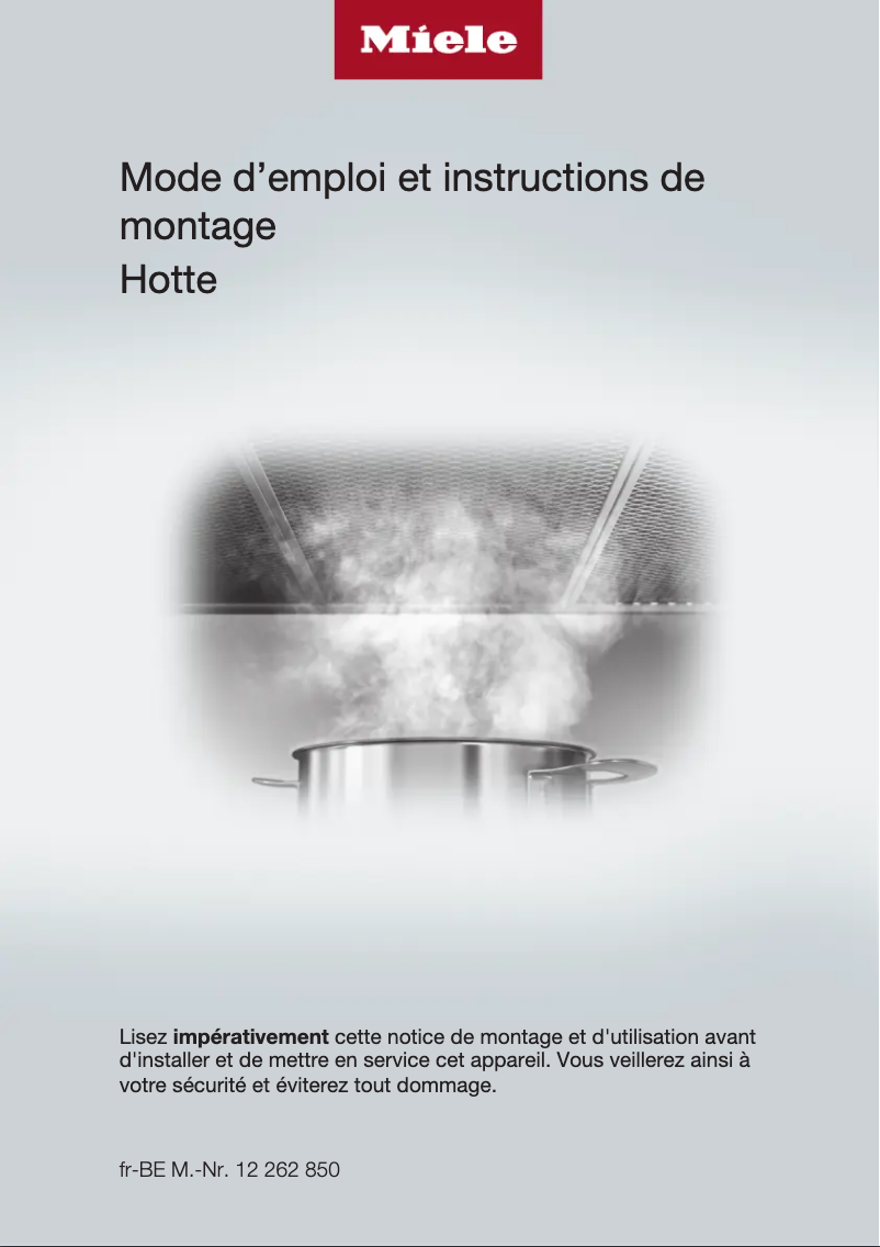 First page image of the manual for DA 6096 W