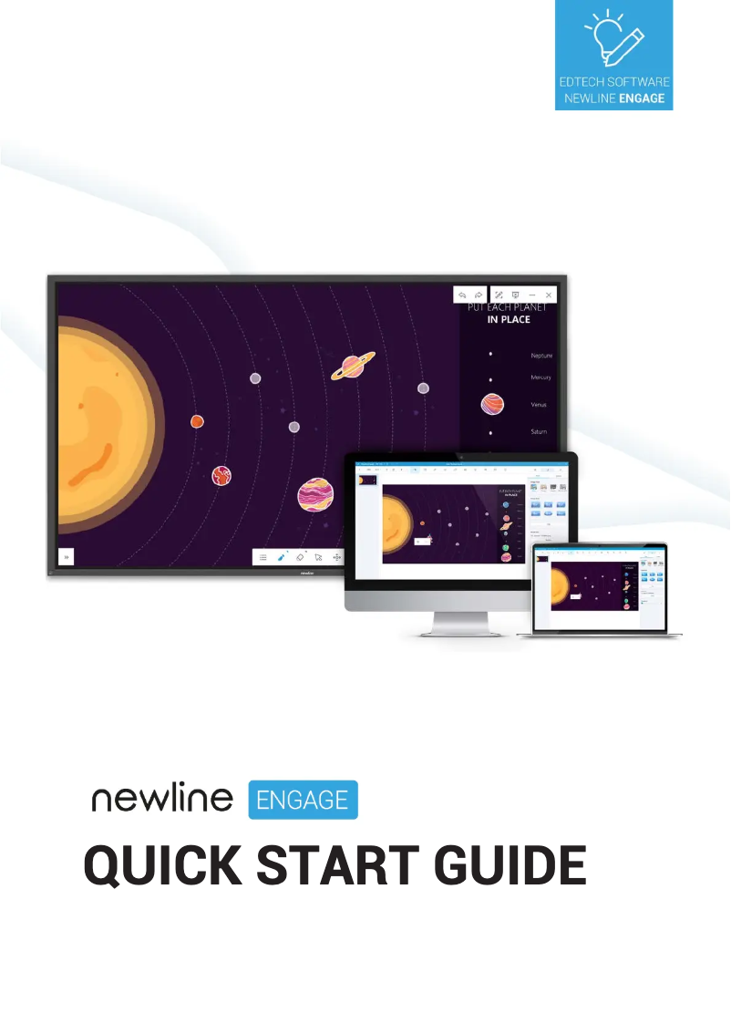 Image de la première page du manuel de l'appareil Engage Desktop