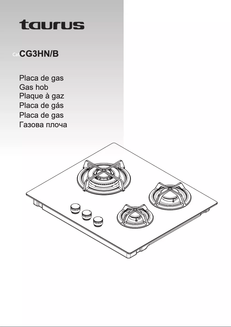 First page image of the manual for CG3HN/B