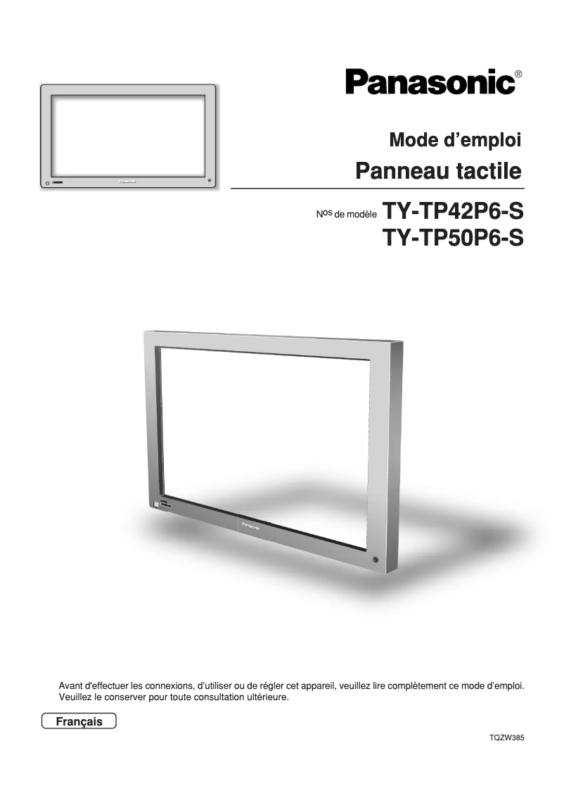 First page image of the manual for TY-TPEN6