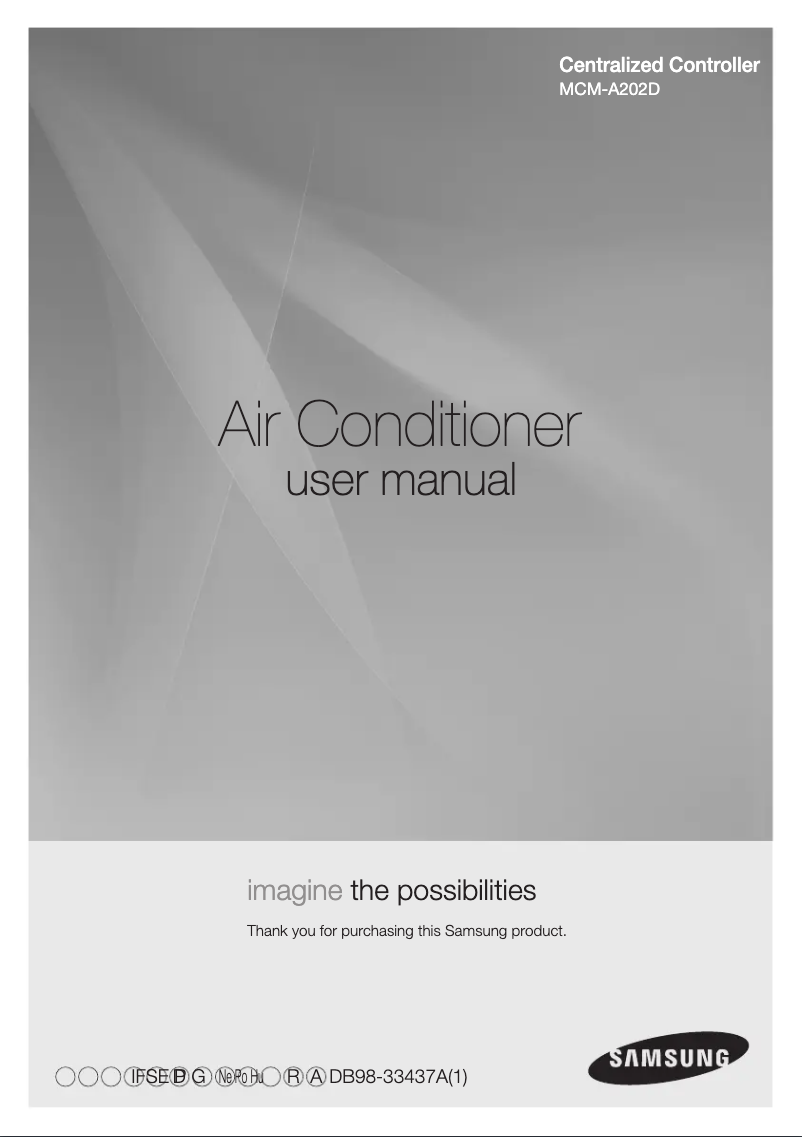 First page image of the manual for MCM-A202D