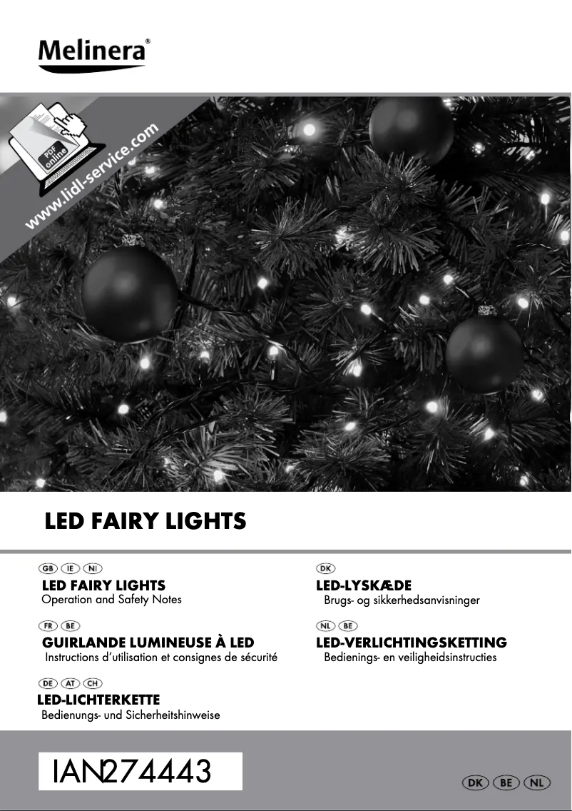 First page image of the manual for IAN 274443