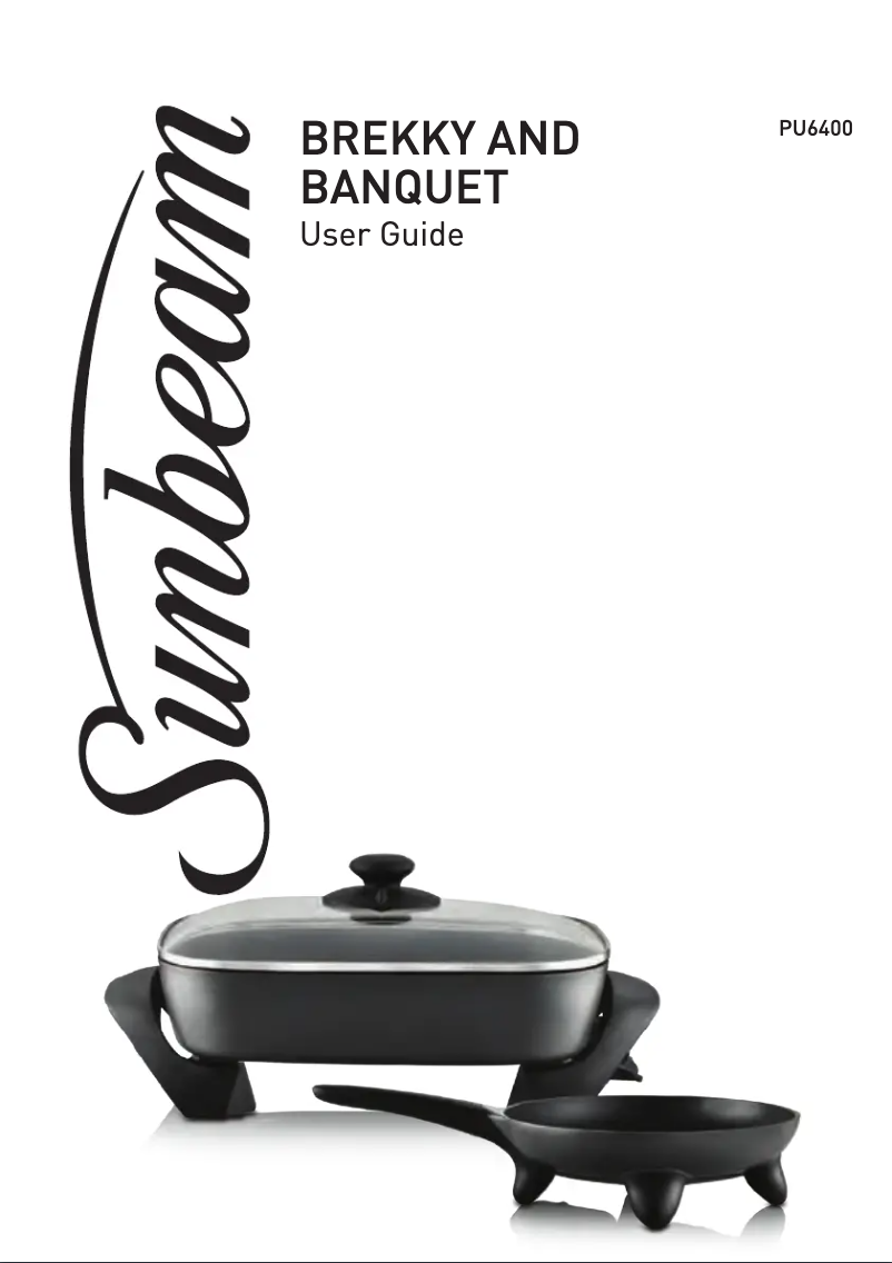 First page image of the manual for Brekky & Banquet PU6400