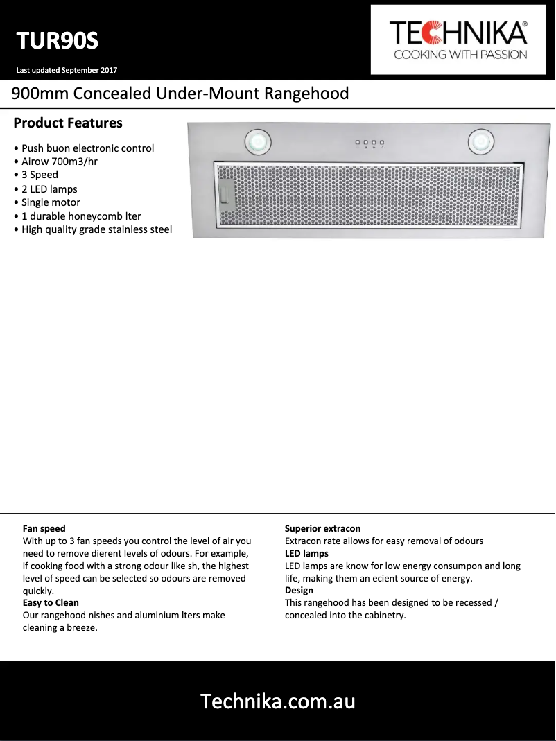 Image de la première page du manuel de l'appareil TUR90S