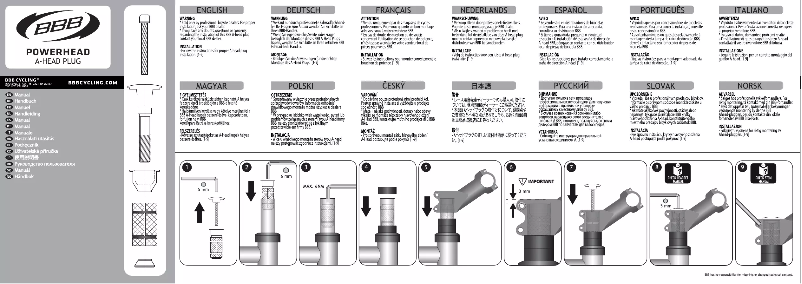 First page image of the manual for BAP-03