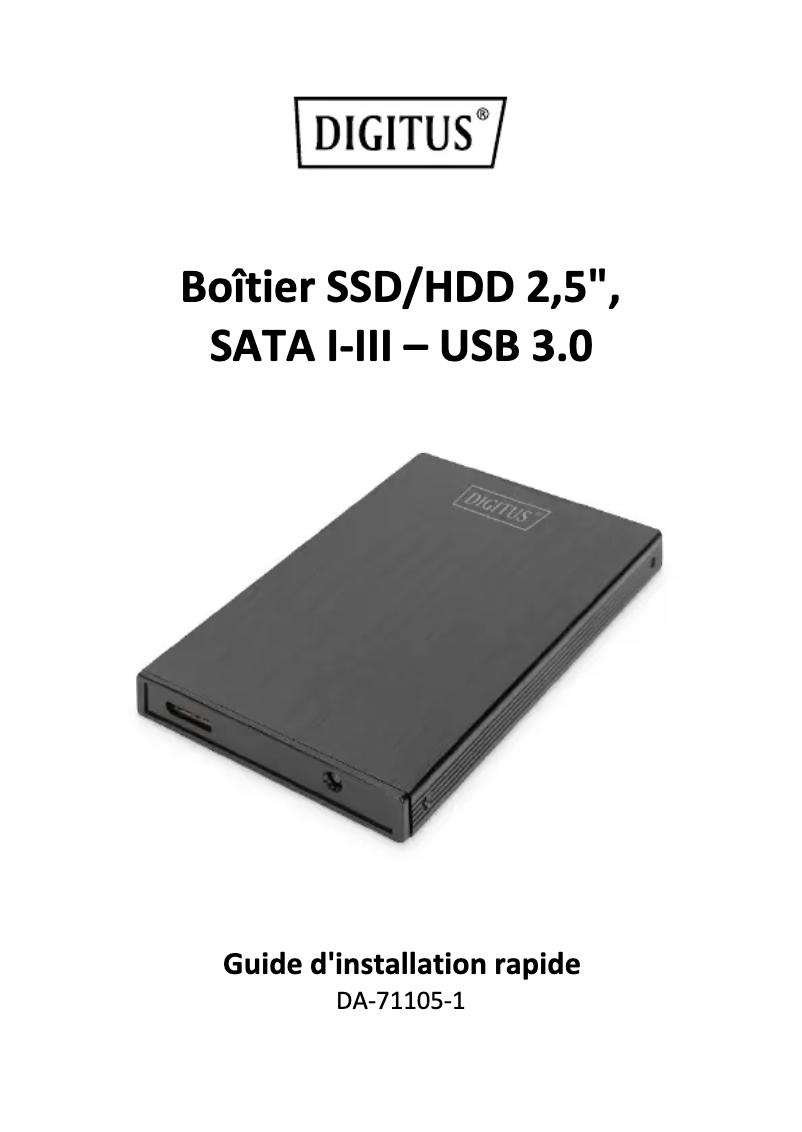 Page 1 of the manual User Manual Digitus DA-71105-1