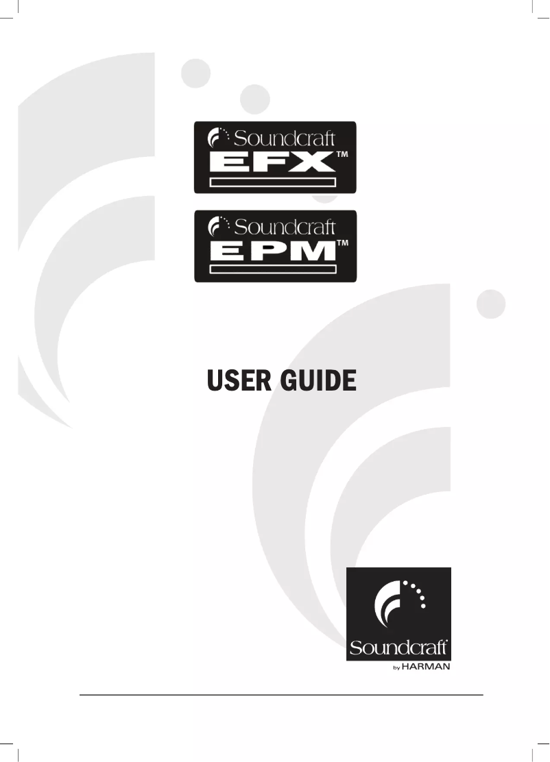 First page image of the manual for EPM