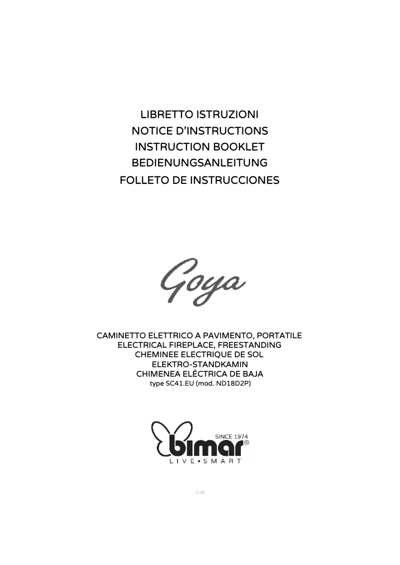 First page image of the manual for SC41.EU