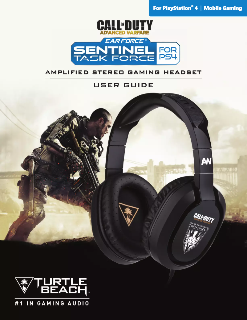 Page 1 of the manual User Manual Turtle Beach 731855040414