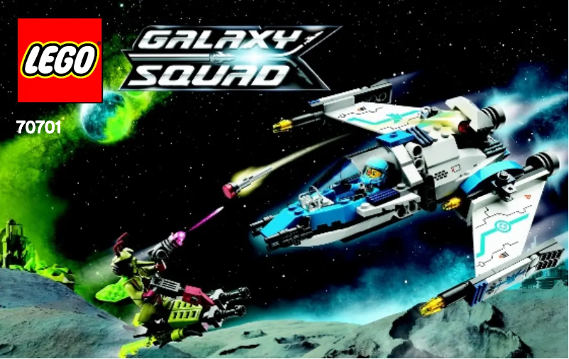 Page 1 of the manual User Manual Lego Galaxy Squad 70701