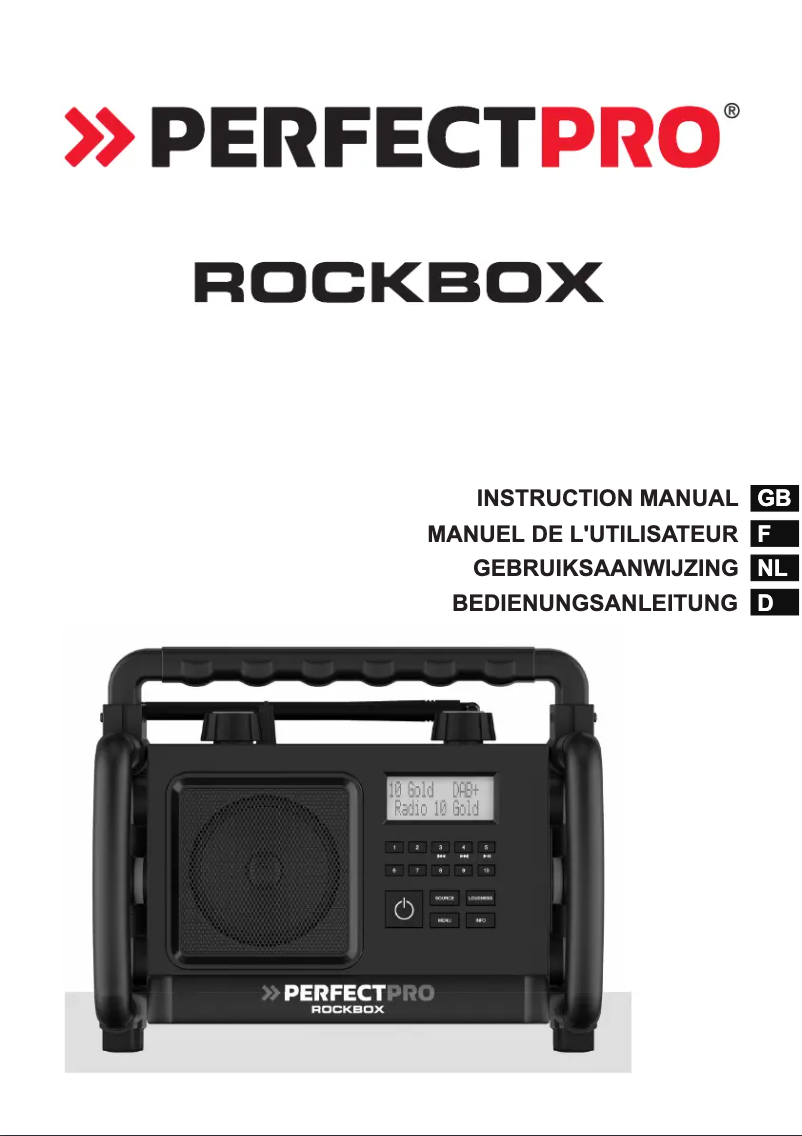 First page image of the manual for Rockbox