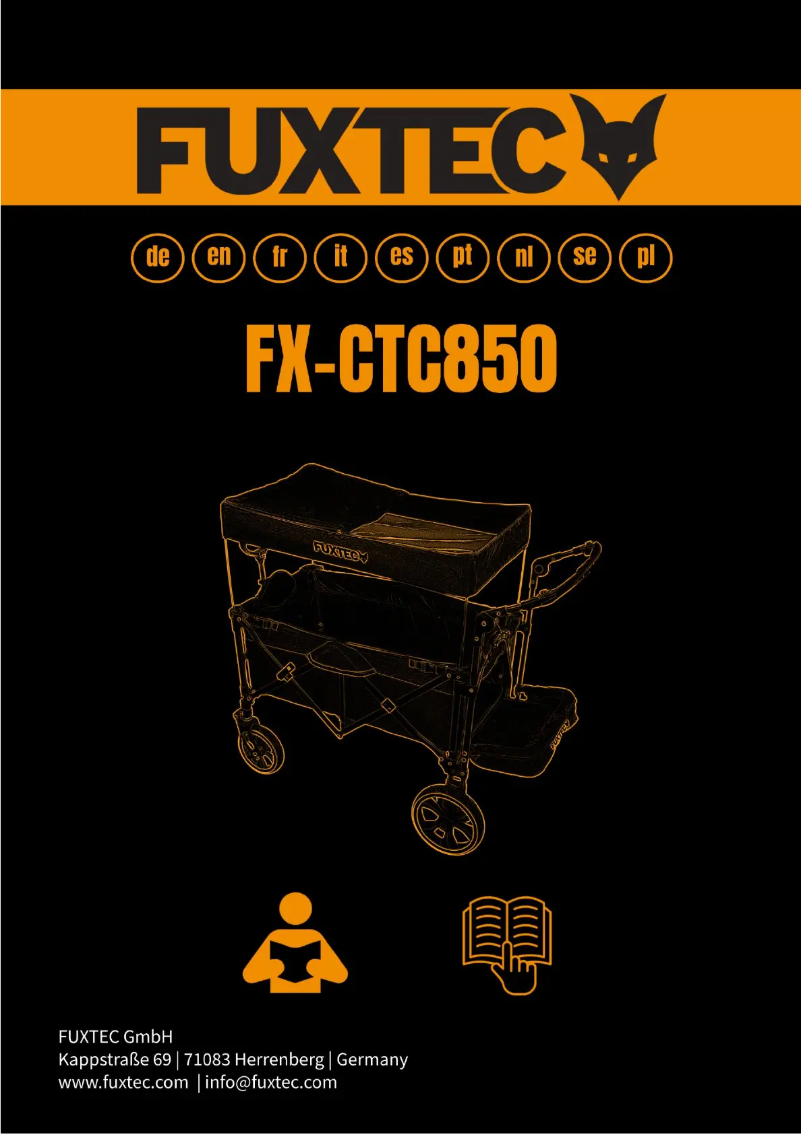 First page image of the manual for FX-CTC850
