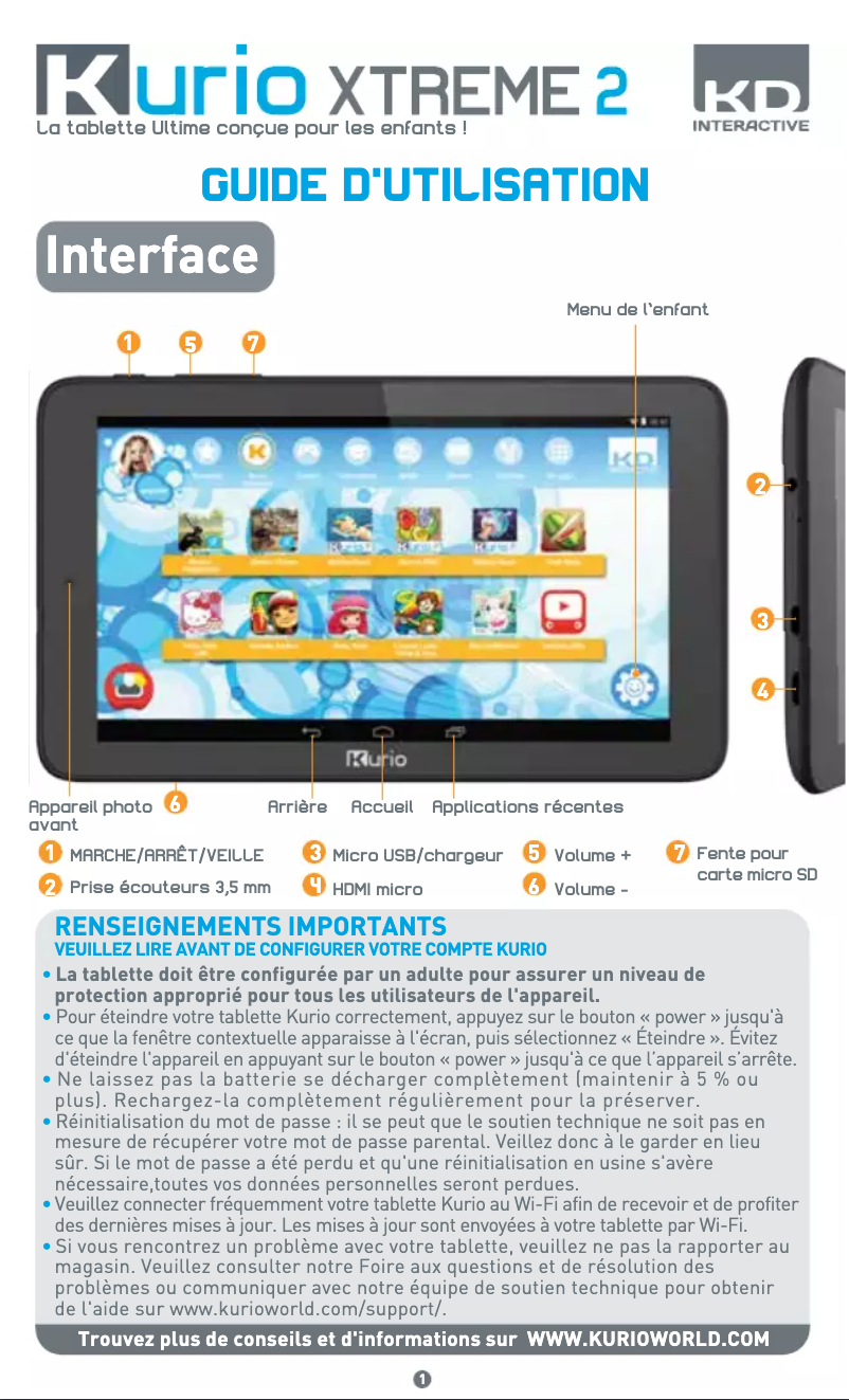 First page image of the manual for TAB 2