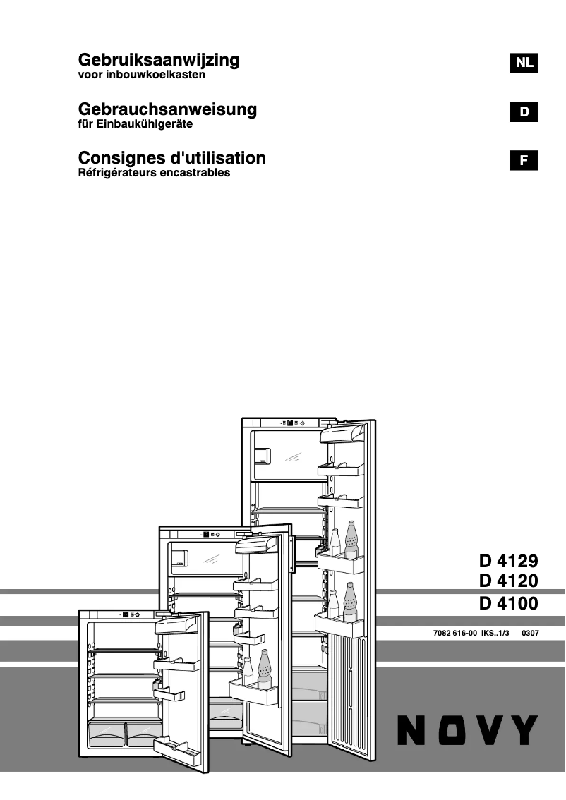 Page 1 of the manual User Manual Novy D 4120