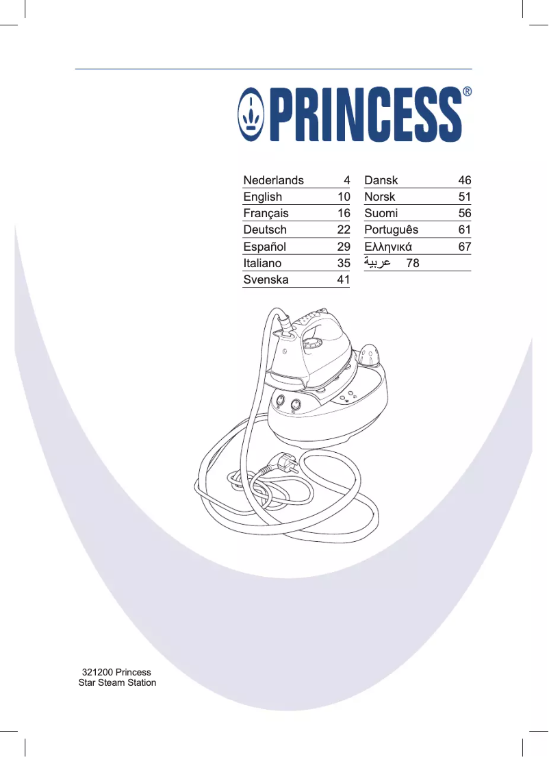 Page 1 of the manual User Manual Princess 321200